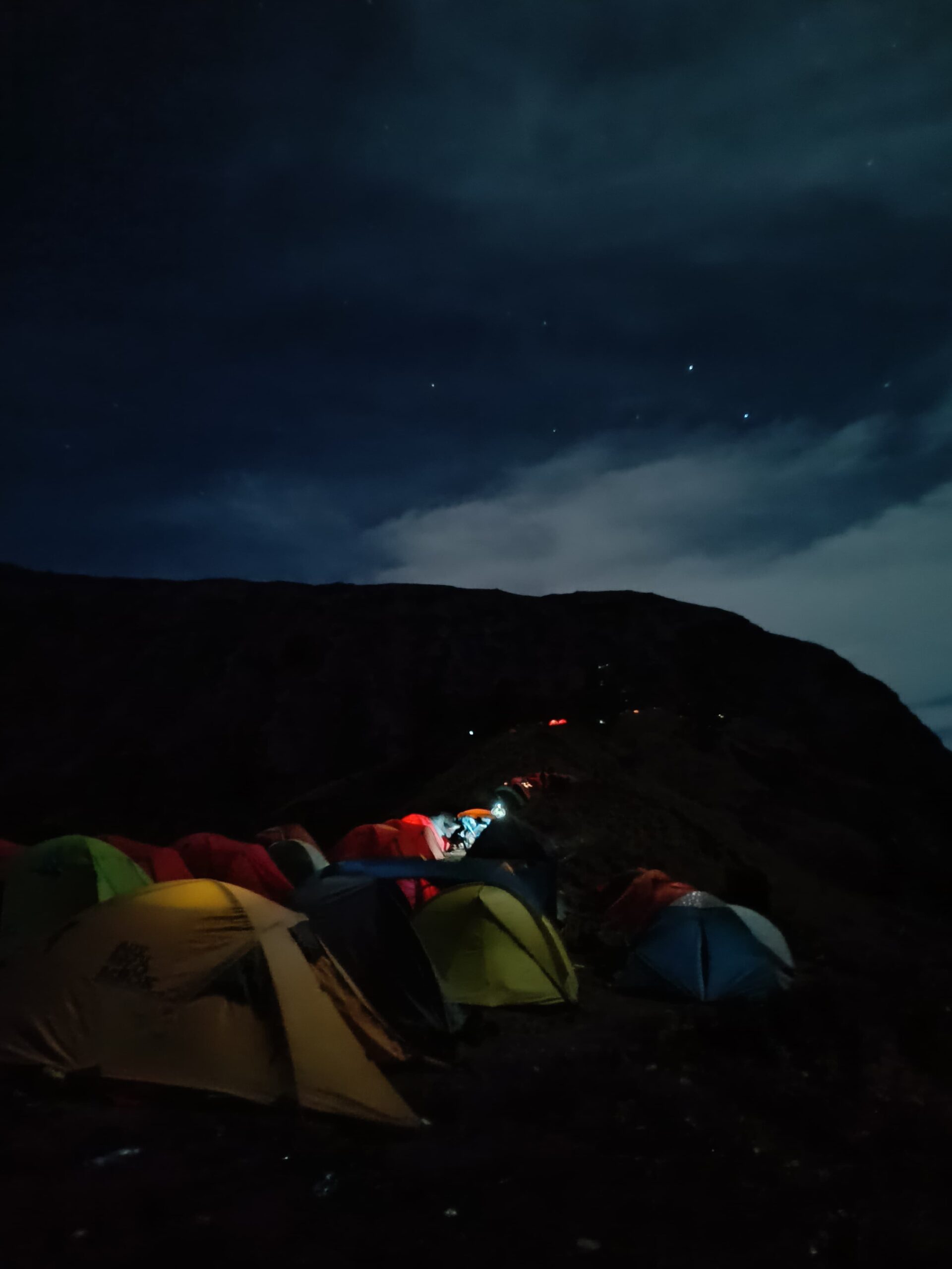 rinjani night view